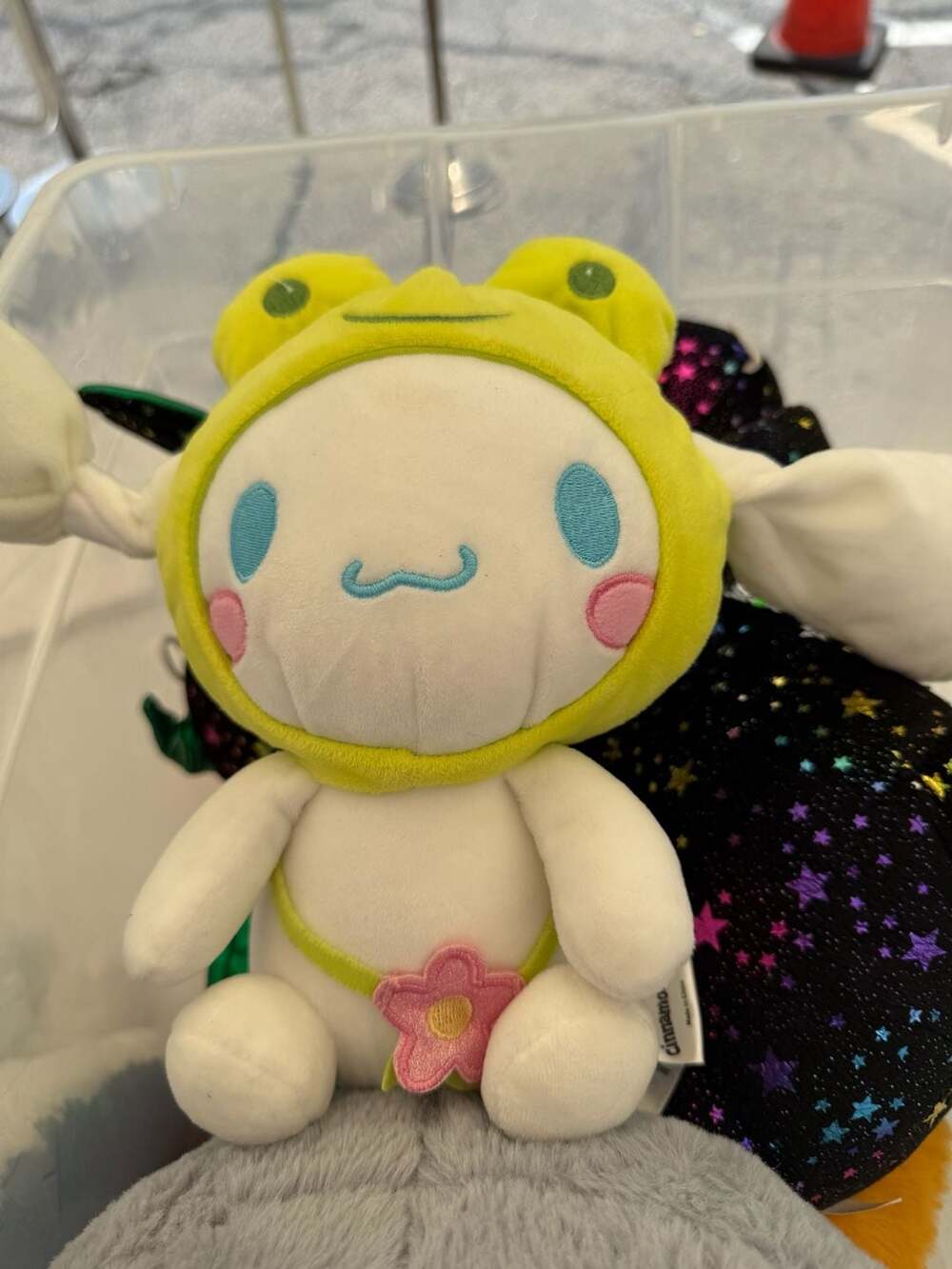Sanrio Cinnamoroll Plush in Frog Hoodie